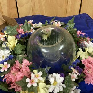 Secret Garden Ring, glass bowl holder and votives